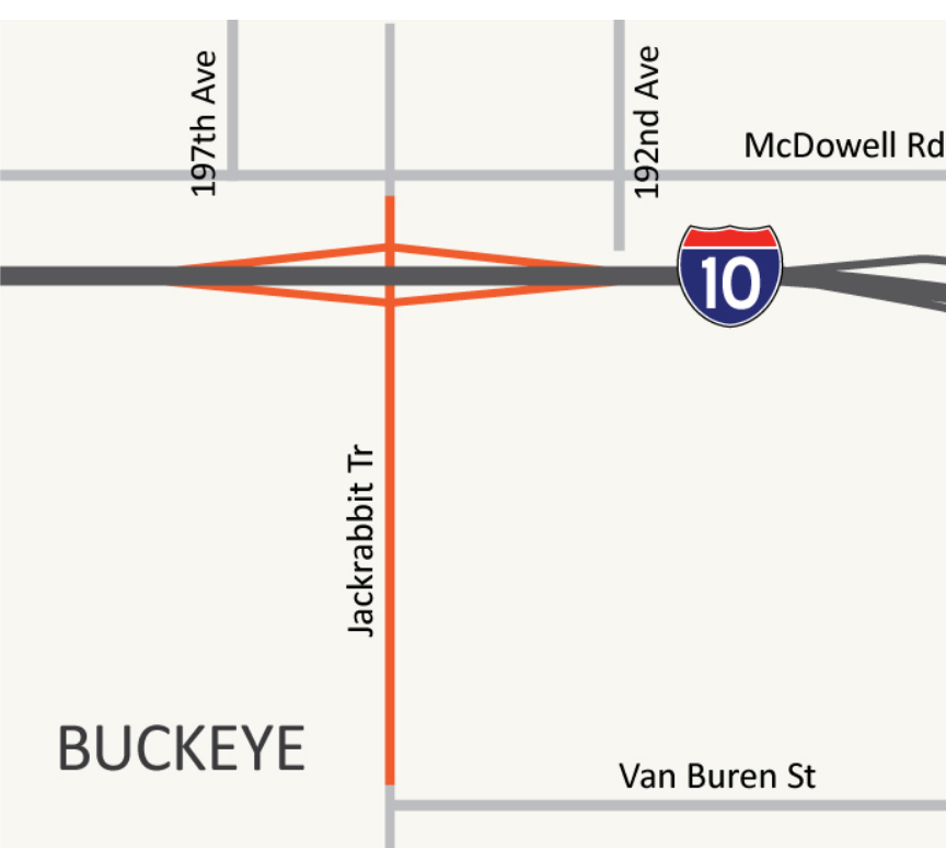 I-10 Jackrabbit Trail Interchange